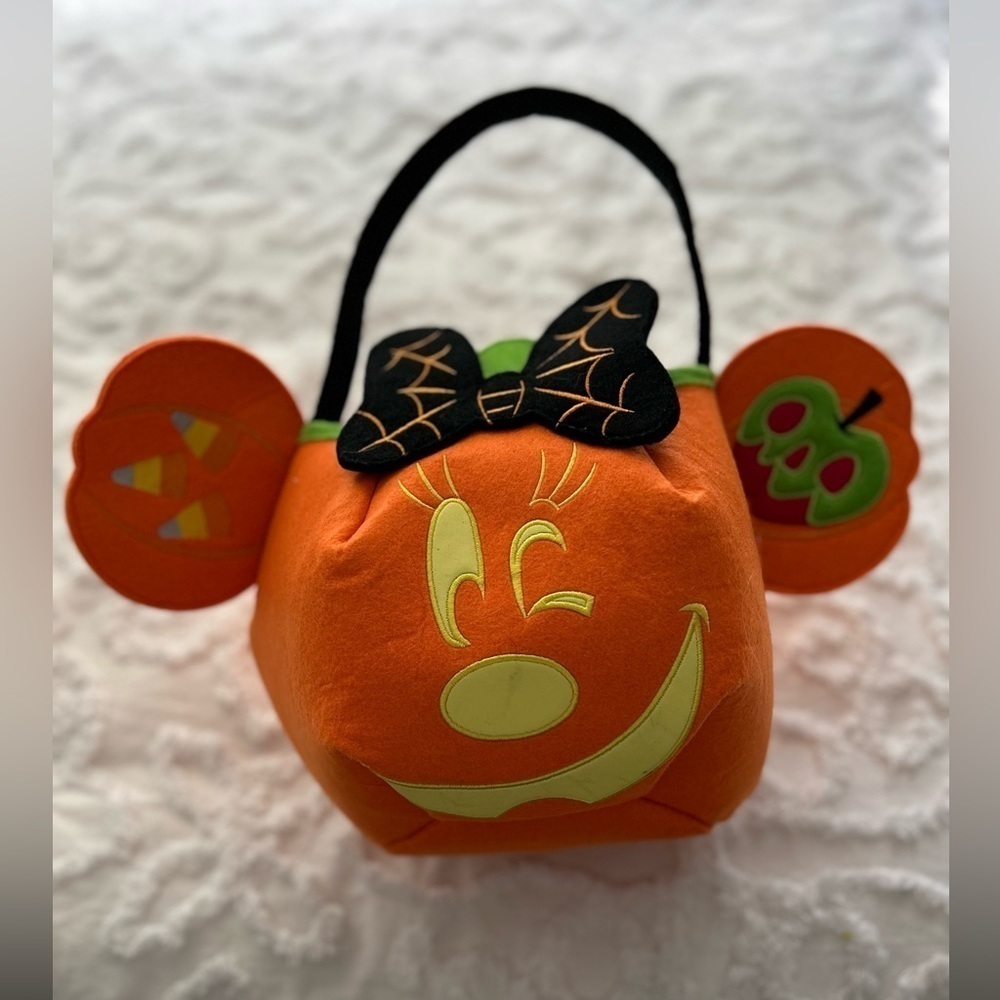 Happy Halloween! Disney fabric candy bucket with ears! Ready for trick or treat!